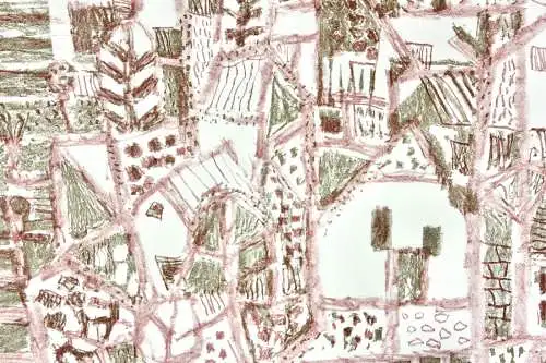 Eduard Bargheer (1901-1979), signierte Farblithographie, "Blankenese", 1965