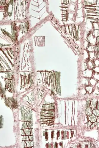 Eduard Bargheer (1901-1979), signierte Farblithographie, "Blankenese", 1965