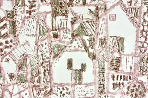 Eduard Bargheer (1901-1979), signierte Farblithographie, "Blankenese", 1965