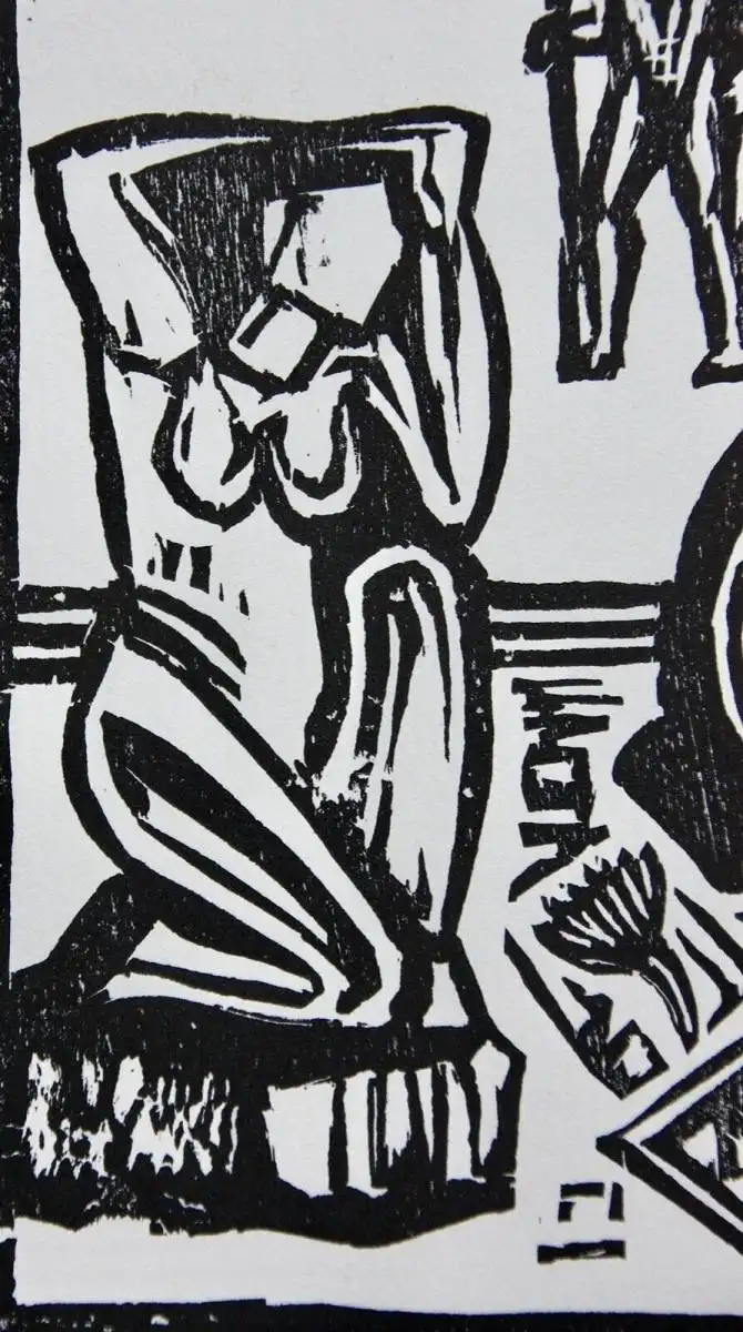 Erich Heckel (1883-1970) Holzschnitt 