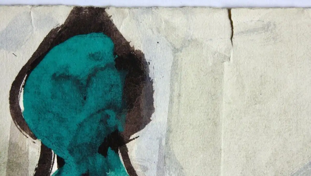 Johannes Sass (1897-1972), Aquarell, barocke Pfarrkirche St. Clemens, Eschenlohe 10