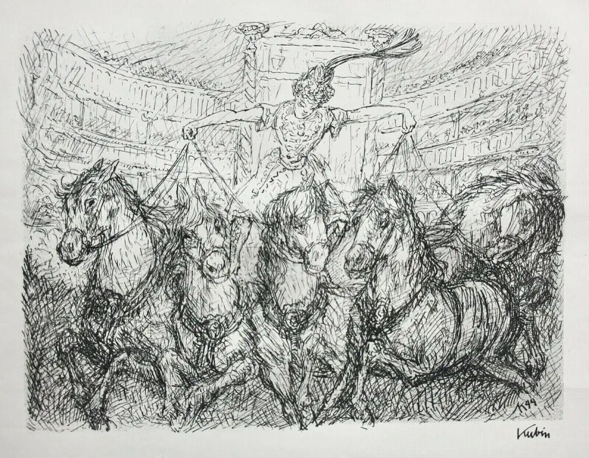 Alfred Kubin (1877-1959) Original Lithographie 
