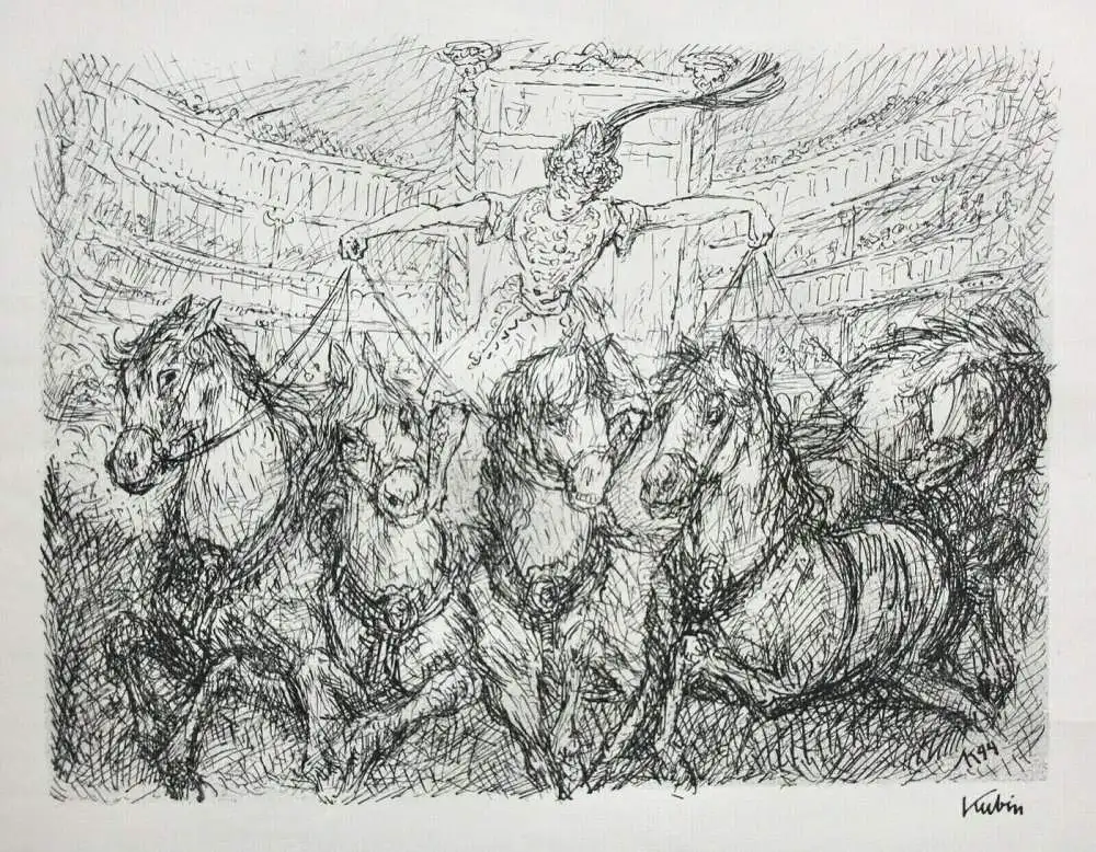 Alfred Kubin (1877-1959) Original Lithographie 