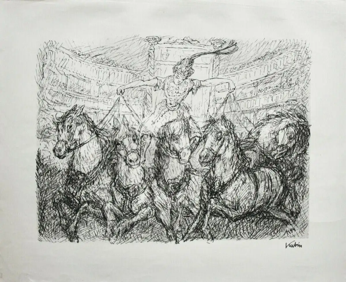 Alfred Kubin (1877-1959) Original Lithographie 