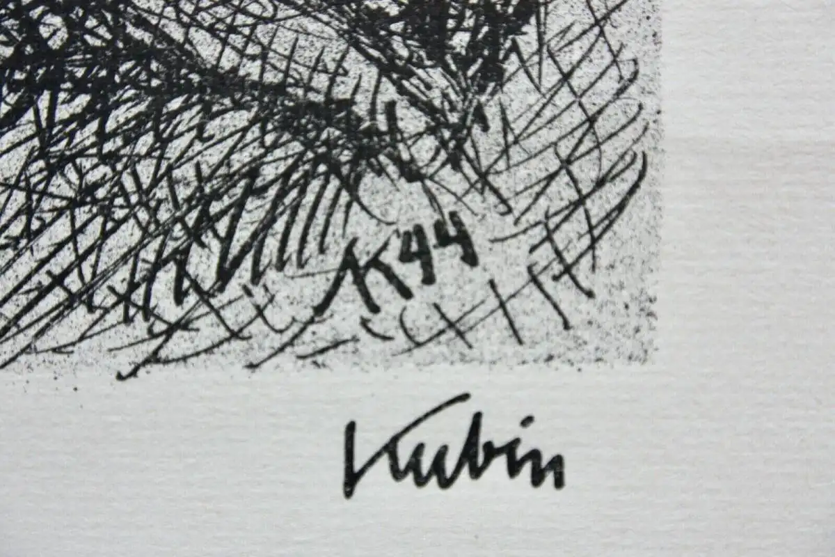 Alfred Kubin (1877-1959) Original Lithographie 