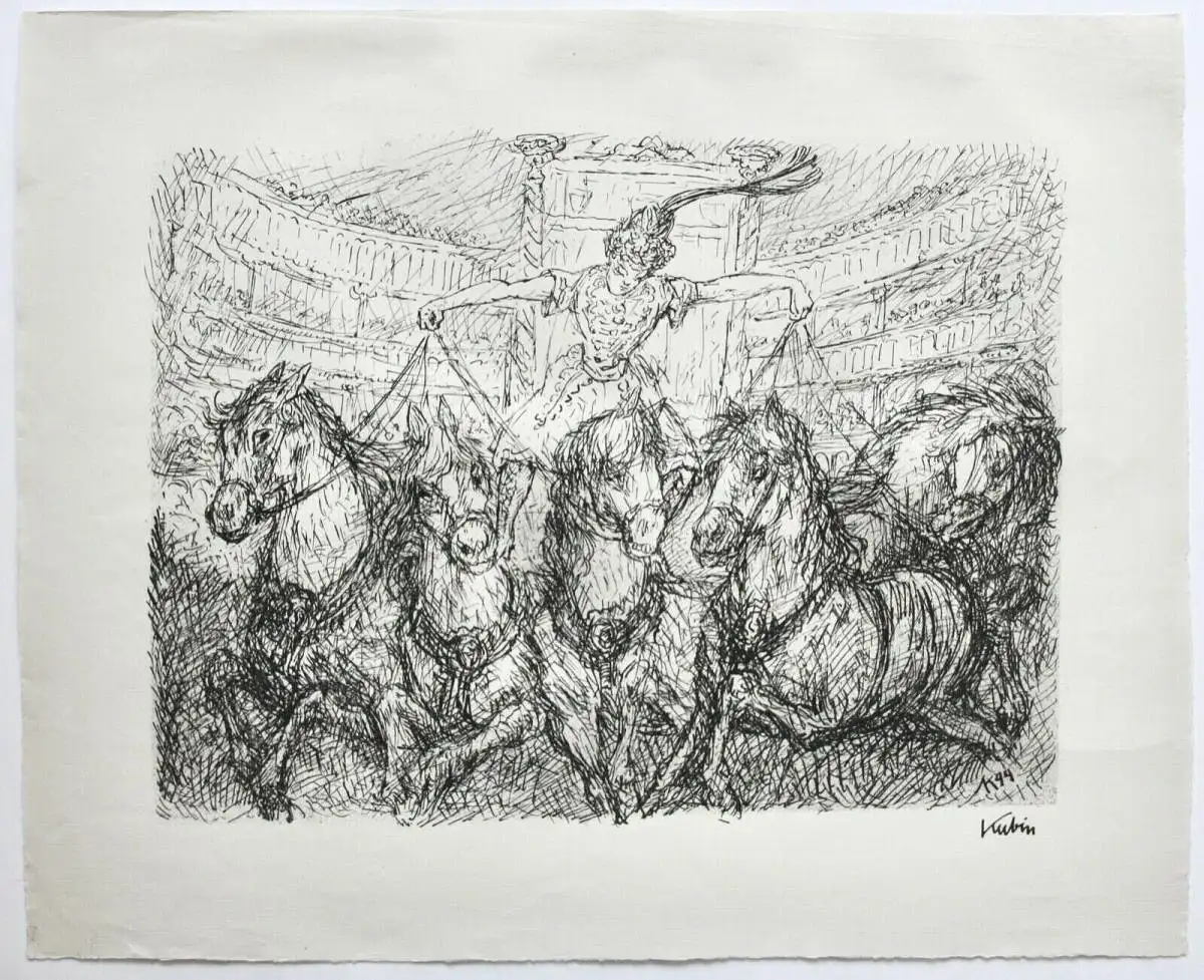 Alfred Kubin (1877-1959) Original Lithographie 