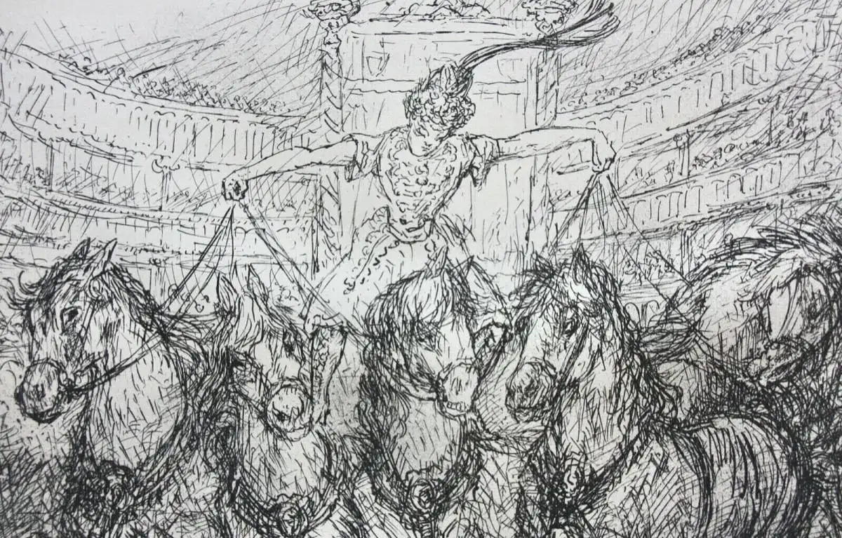 Alfred Kubin (1877-1959) Original Lithographie 