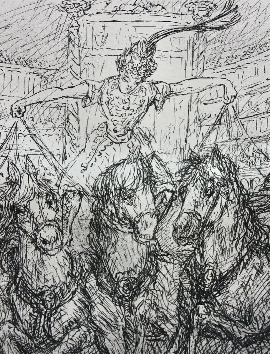 Alfred Kubin (1877-1959) Original Lithographie 
