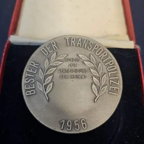 Medaille 1 Zentrales Sportfest der Transportpolizei 1956