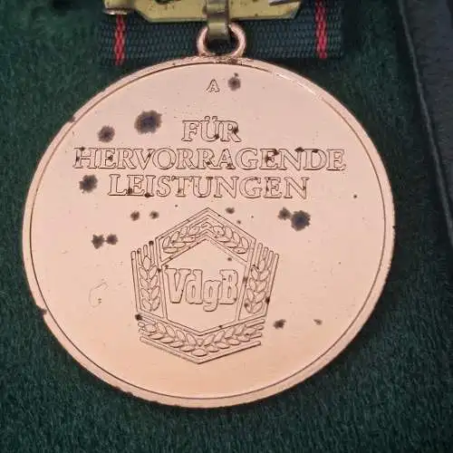 Thomas Müntzer Medaille  DDR Bronestufe 