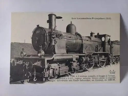 Postcard Les Locomotives Francaises /Midi/ Machine N° 1760