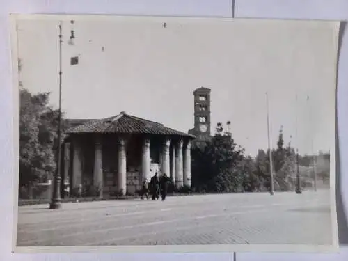 Vintage  Photo Piazza Della Bocca della Veritá Rome Italy