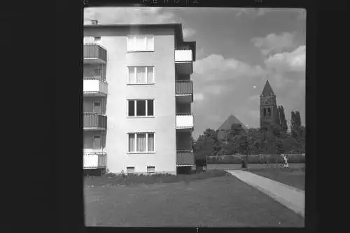 Vintage Negativ Foto 5x Berlin/Spandau Wohnsiedlung Deutschland  '60s