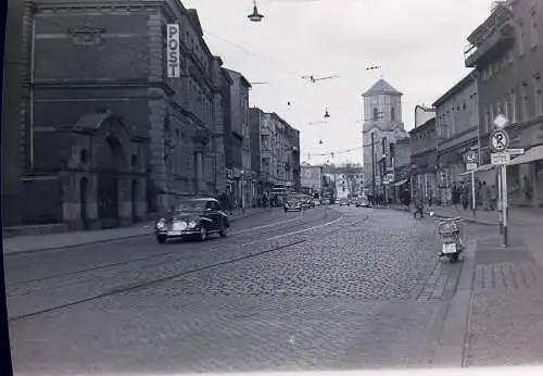 Vintage Negativ Foto Spandau Strassenszene Deutschland  '60s B12/73