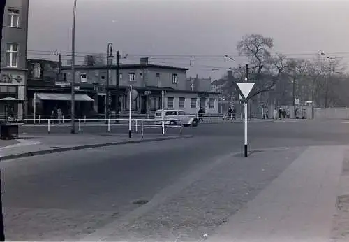 Vintage Negativ Foto Spandau Carl Schulz Strasse Deutschland  '60s B12/74