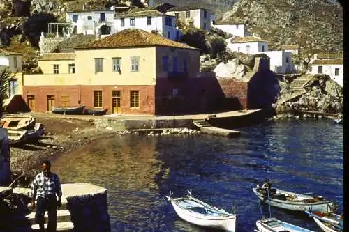 Vintage Dia Film Slide 35mm Hydra  Griechenland 1961  B4/L45