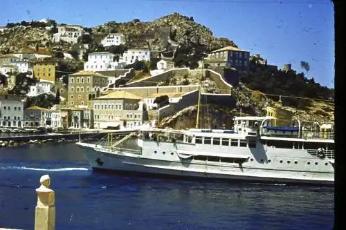 Vintage Dia Film Slide 35mm Hydra  Griechenland 1961  B4/L49