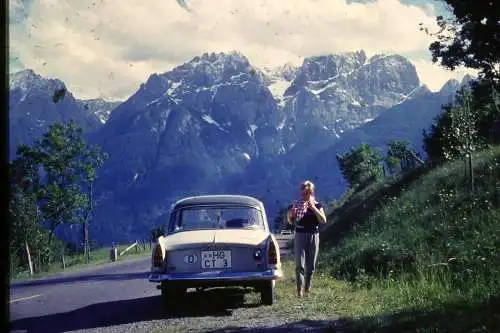 Vintage Dia Film Slide 35mm Audi DKW Junior c1965 B4/L61