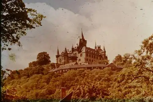 Vintage Dia Film Slide 35mm Schloss Wernigerode Deutschland c1961 B4/L63