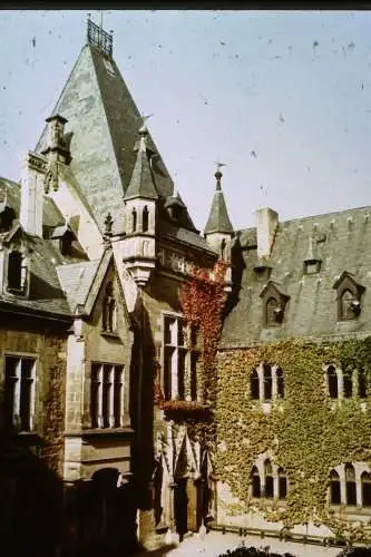 Vintage Dia Film Slide 35mm Schloss Wernigerode Deutschland c1961 B4/L66