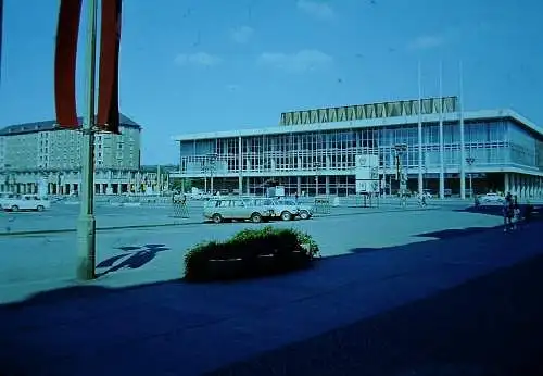 Orig 35mm DIA Slide Dresden Kulturpalast '70s B12/21