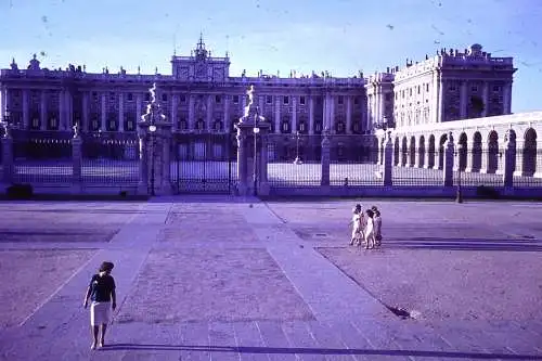 Vintage Dia Film Slide 35mm Royal Palace of Madrid  Spain c1964 B4/L89