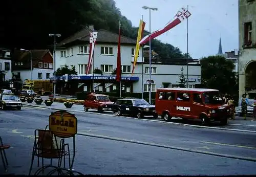 Orig 35mm DIA Slide  Liechtenstein Strassenszene  1981 B12/41