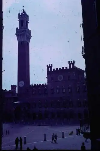 Vintage Dia Film Slide 35mm Palazzo Publico Siena Italy '60s B5/L5