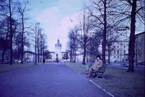 Vintage Dia Film Slide 35mm Schloss Charlottenburg Berlin Deutschland '60s B5/L6