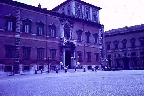 Vintage Dia Film Slide 35mm Palazzo Quirinale Rome Italy '60s B5/L7