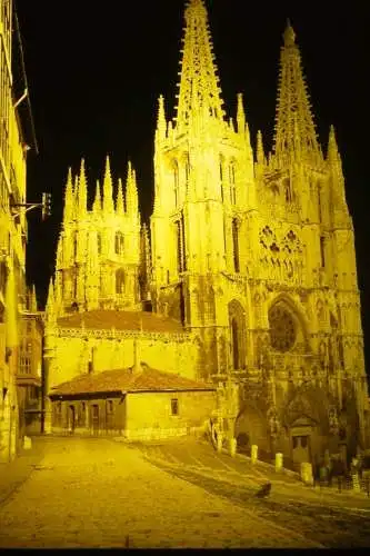 Vintage Dia Film Slide 35mm Cathedral Burgos Spain c1965 B5/L10