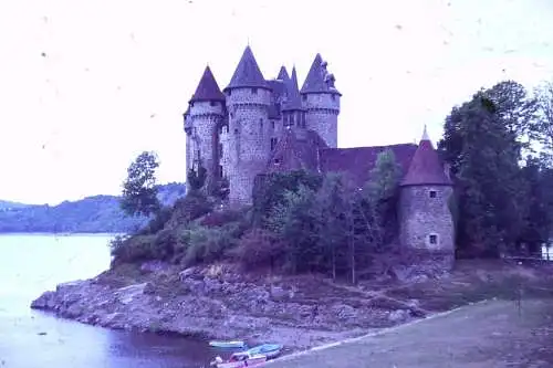 Vintage Dia Film Slide 35mm The Castle of Val  France  '60s B5/L11