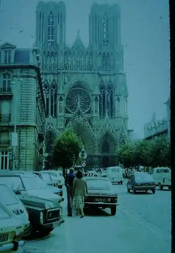 Orig 35mm DIA Slide  Reims, Streetscene France   1981 B12/111