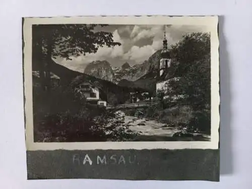 Vintage Foto Ramsau Austria Österreich Panorama c1940