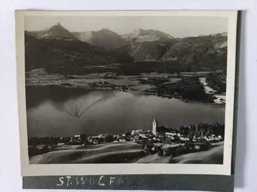 Vintage Foto St. Wolfgang Austria Österreich Panorama c1940