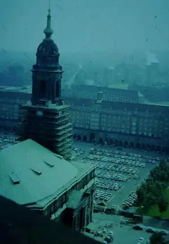 Orig 35mm DIA Slide DDR Dresden Blick über die Stadt  '70s B12/136