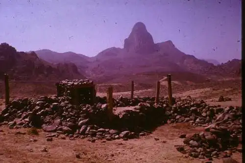 Vintage Dia Slide 35mm Algeria  Hoggar Mountains  1960/70s