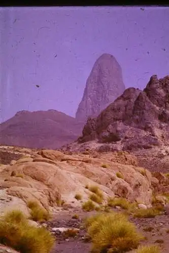 Vintage Dia Slide 35mm Algeria  Hoggar  Mountain   1960/70s