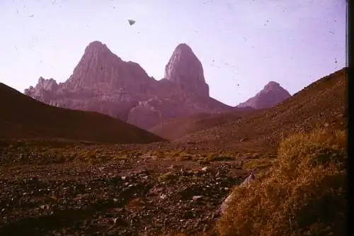 Vintage Dia Slide 35mm Algeria  Hoggar  Mountain   1960/70s