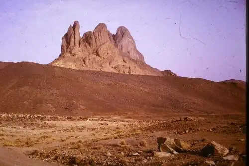 Vintage Dia Slide 35mm Algeria  Hoggar  Mountain   1960/70s