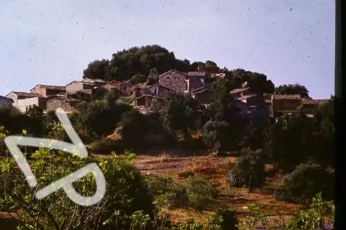 Vintage Dia Slide 35mm Algeria small Village in the Mountains 60/70s