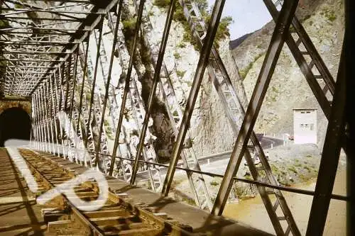 Vintage Dia Slide 35mm Algeria Viaduct  60/70s