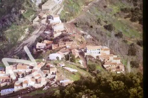 Vintage Dia Slide 35mm Algeria Village near Tizi Ouzou  60/70s