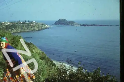 Vintage Dia Slide 35mm Algeria Sea View  60/70s