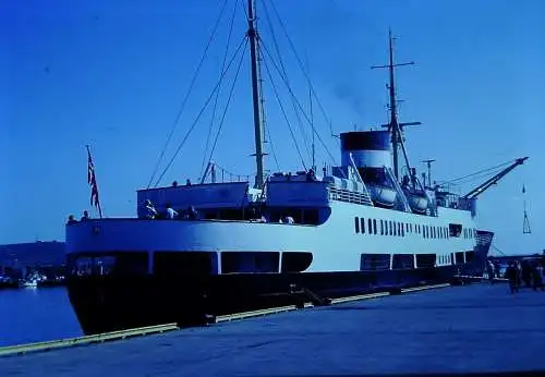 Vintage Dia Film Slide 35mm  Ship Polarlys  Norway '70s  B9/L6