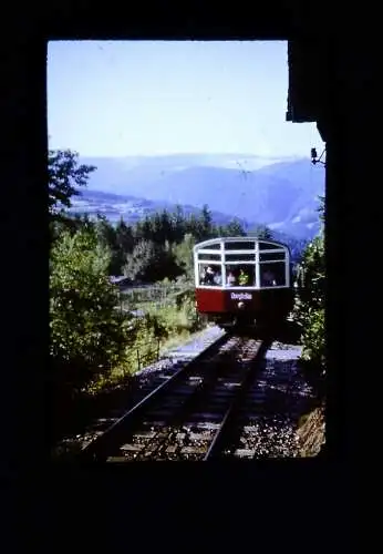 Vintage Dia Film Slide Mini Dia Oberweissbach Bergbahn  '60s  B9/L7