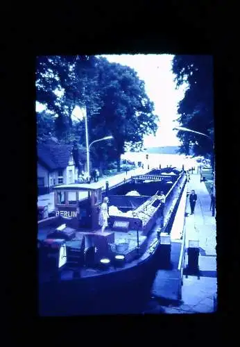 Vintage Dia Film Slide Mini Dia Frachtschiff Berlin DDR   '60s  B9/L9