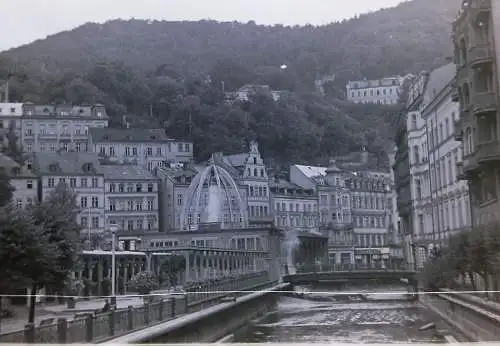 Vintage Negativ Foto Karlovy Vary Czech Republic 1950s  B9/53