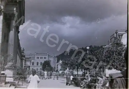 Vintage Negativ Foto Karlovy Vary Czech Republic 1950s  B10/26