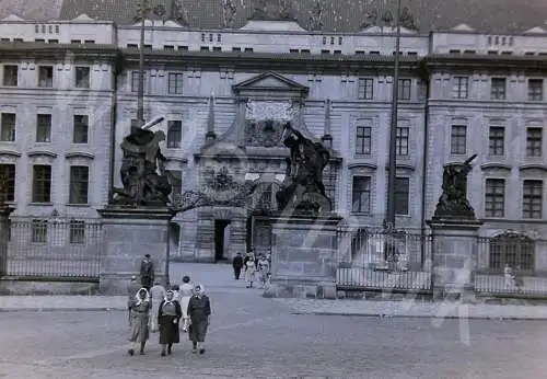 Vintage Negativ Foto Matthias Gate Prag Czech Republic 1950s  B10/27